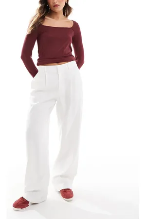 Stradivarius Tailored dad pants in
