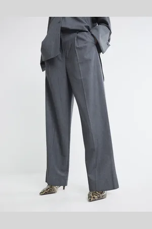 River Island Wide leg tailored pants in - part of a set