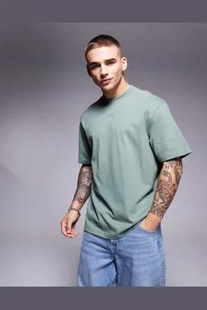 HUGO BOSS Dapolino relaxed fit T-shirt in khaki