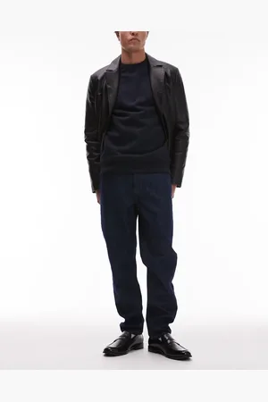 Topman Rigid tapered jeans in raw