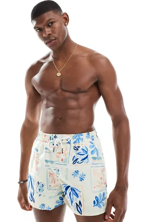 Aray Tile print swim shorts in