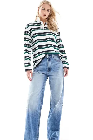 Stradivarius Tall D88 baggy jeans in dark wash