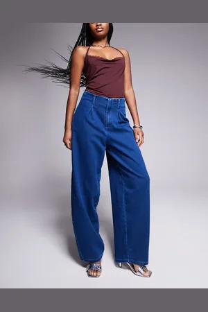 River Island Balloon jeans in midwash