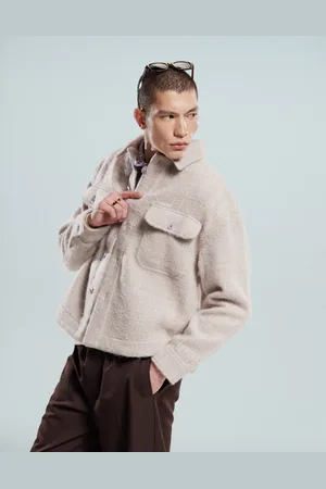 Prohibited Flannel chelsea shirt in beige check