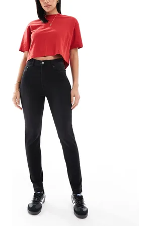 Pull&Bear High rise skinny jeans in