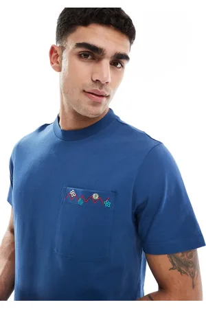 Farah Stacy T-shirt in with pocket embroidery