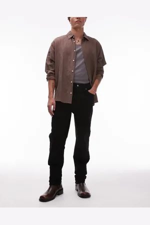 Topman Stretch tapered jeans in