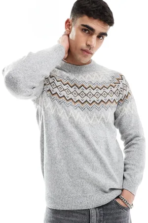 Threadbare Fairisle knit sweater in