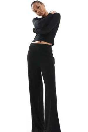 ONLY Wide leg ribbed pants in
