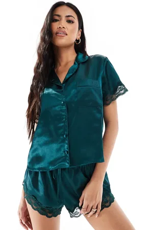 Boux Avenue Amelia short revere set in emerald