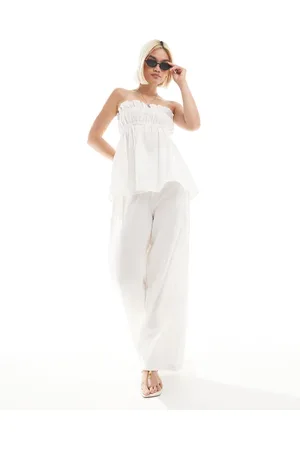 Esmée Esmee Exclusive relaxed leg linen look pants in