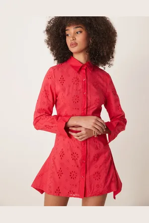 Ghospell Eyelet mini dress in