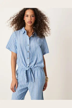 JDY Knot front shirt in light - part of a set