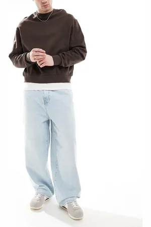 Only & Sons Carl balloon jeans in light wash