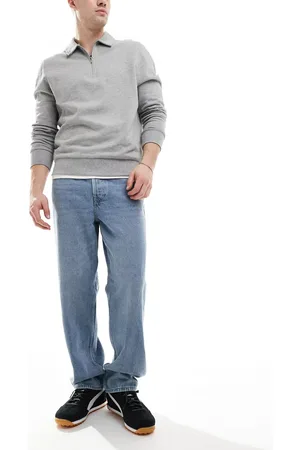 Only & Sons Baggy fit jeans in light wash