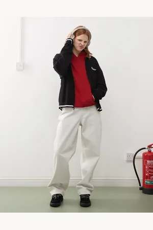 COLLUSION Baggy antifit jeans in ecru