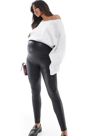 ONLY Coated leggings in