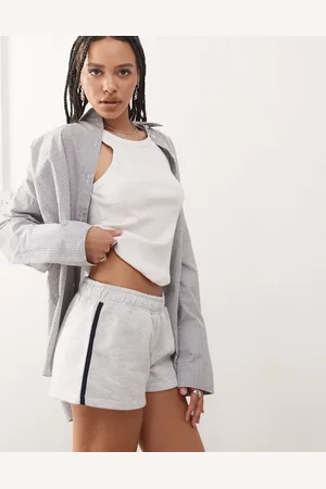 COLLUSION Low rise striped micro shorts