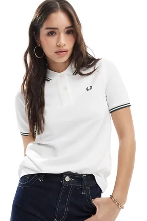 Fred Perry Twin tipped polo shirt in off