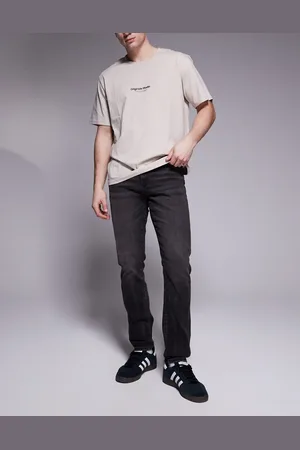 River Island Skinny Fit Jeans In Washed Black