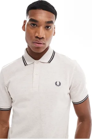 Fred Perry Twin tipped polo shirt in light