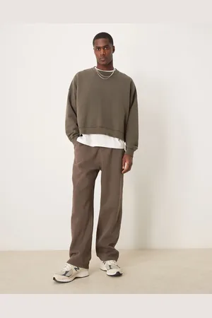 Abercrombie & Fitch Vintage wash open hem sweatpants in