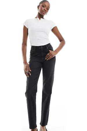 ASOS ASOS DESIGN Tall slim fit comfort mom jeans in washed
