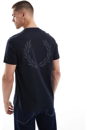 Fred Perry Rear powder laurel wreath t-shirt in