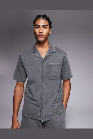 River Island Short sleeve shirt in washed - part of a set