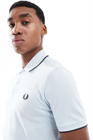 Fred Perry Twin tipped polo shirt in ice