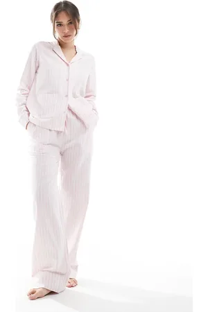 Threadbare Pajama set in and white stripe