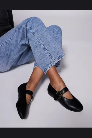 Public Desire Buckle detail ballet flats in