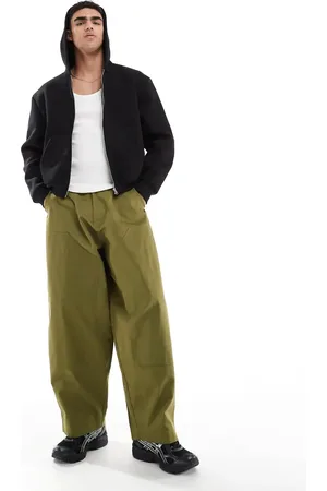 ASOS Oversized baggy pants with knee panels in