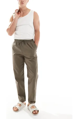 River Island Linen look pull on pants in