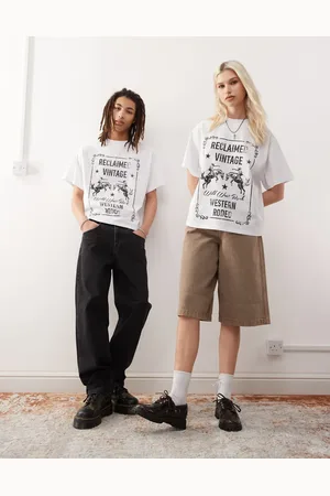 Reclaimed Unisex western rodeo graphic oversized T-shirt in