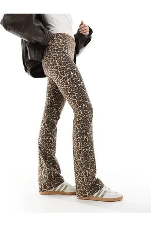 Cotton On Cotton On bella turnover bootleg pants in leopard