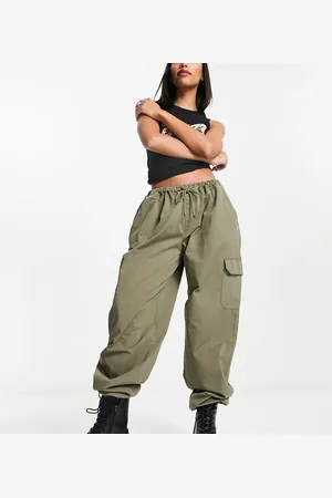 Reclaimed Parachute cargo pants in khaki