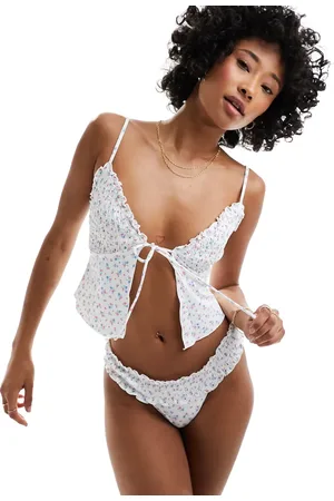 Frankies Bikinis Penelope bikini top in sweet meadow