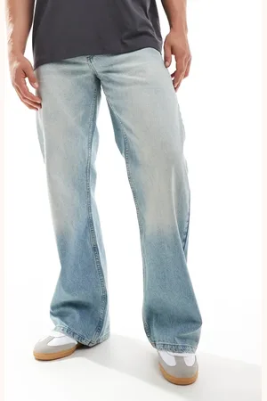 ASOS Wide flare jeans in wash