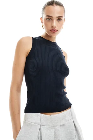 JDY Ribbed knit tank top in