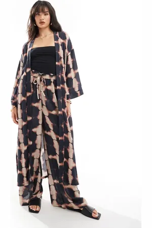 Iisla & Bird Tie dye maxi beach kimono in - part of a set