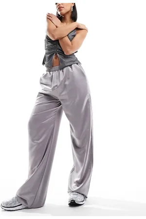 Reclaimed Satin pull on pants in