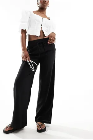 JDY Wide leg linen mix pants in - part of a set