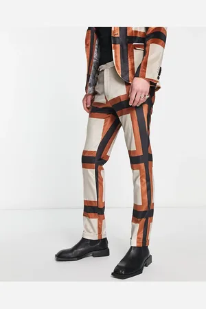 Twisted Tailor Platini skinny suit pants in oversized check
