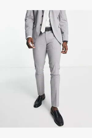 SELECTED Suit pants with stretch in slim fit light