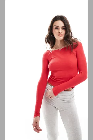 Cotton On Cotton On lounge boat neck sleep top in with bows