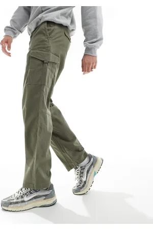 ADPT. Wide fit cargo pants in khaki