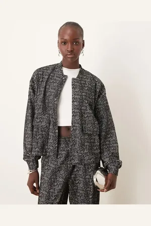 JDY Plaid bomber jacket in - part of a set
