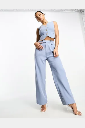 Aria Cove High waist wide leg pants in - part of a set