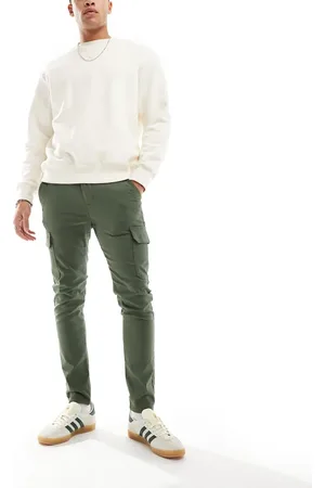 ASOS Skinny cargo pants in khaki